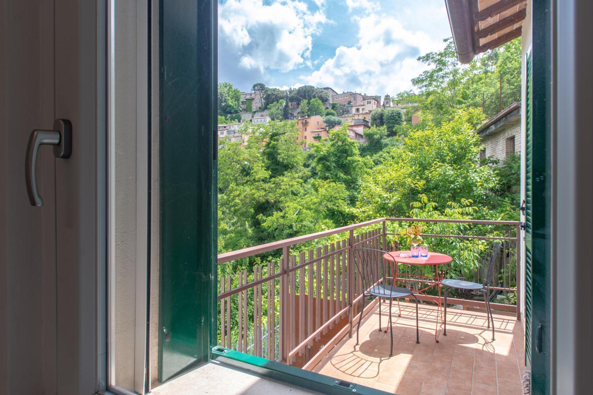 Ferienwohnung Galteri Housing 1 Terrazzo Privato Con Vista Perugia Exterior foto